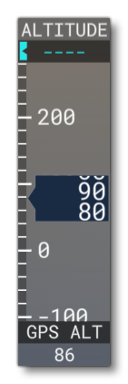 The Altitude Display When Using GPS