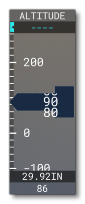 The Altitude Display When Set To High Altitude