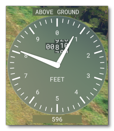 The Ground Altitude Display