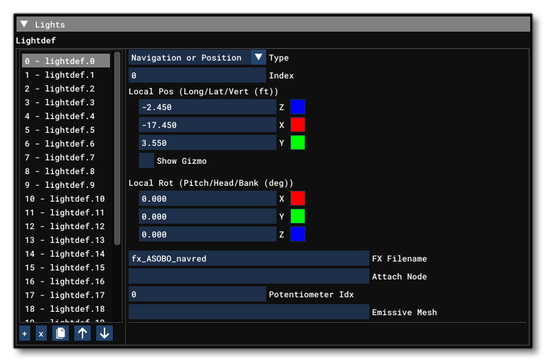 The Electrical Section Of The Systems Tab In The SimObject Editor