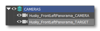 Example Of Camera And Target Naming In 3DsMax