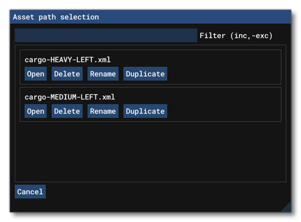 Selecting A SimProp Container Object To Edit