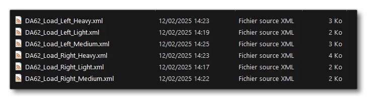 The DA62 SimProp Container Files