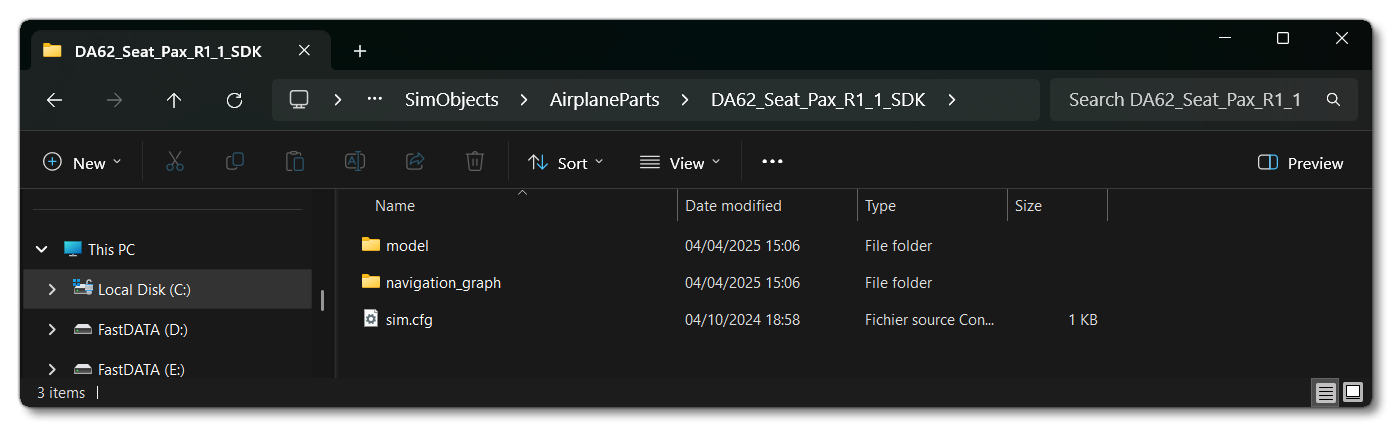 Example Of A Seat Logic Simple SimObject