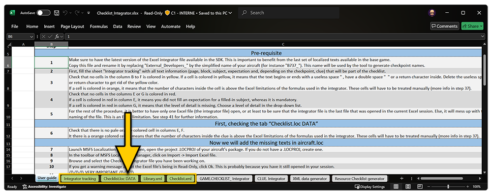 The Integrator File Excel Sheet The Integrator File Excel Sheet