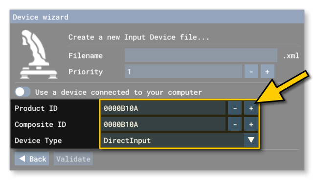 Adding A Device Via The Unique Device Product ID