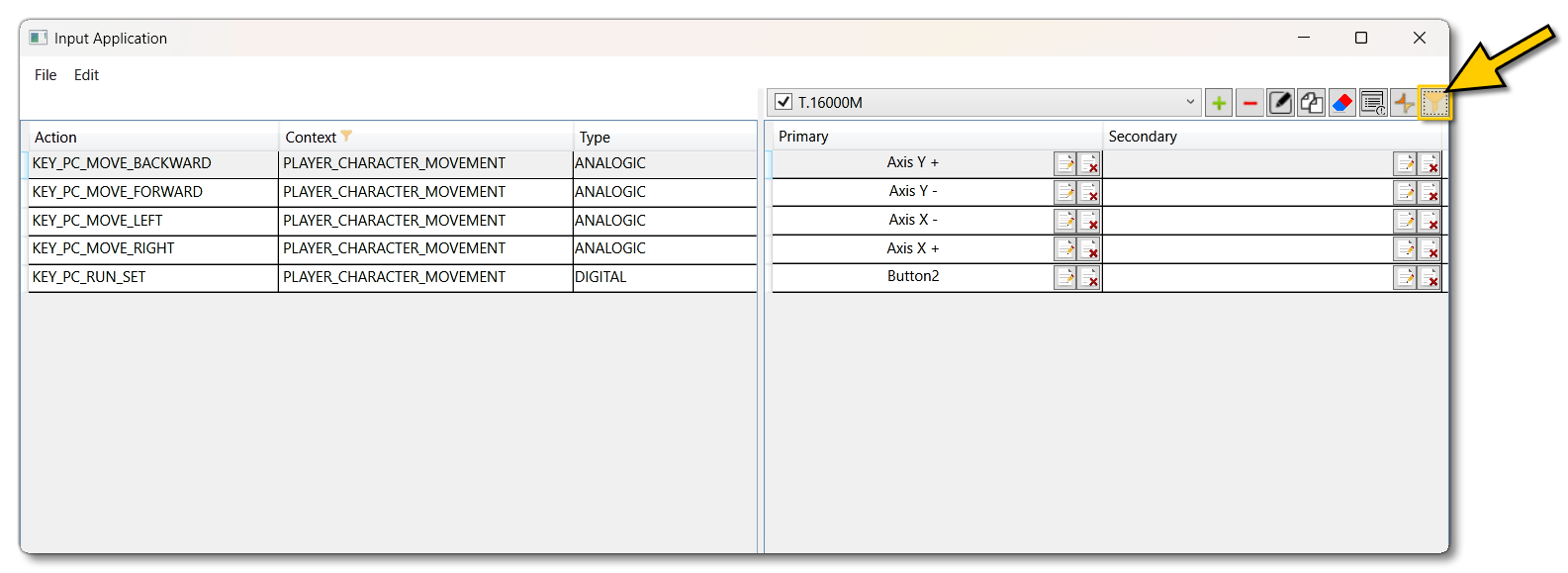 Checking The New Bindings In The Input Application