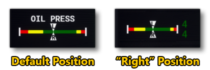 Example <ValuePos> for a Double Horizontal Instrument