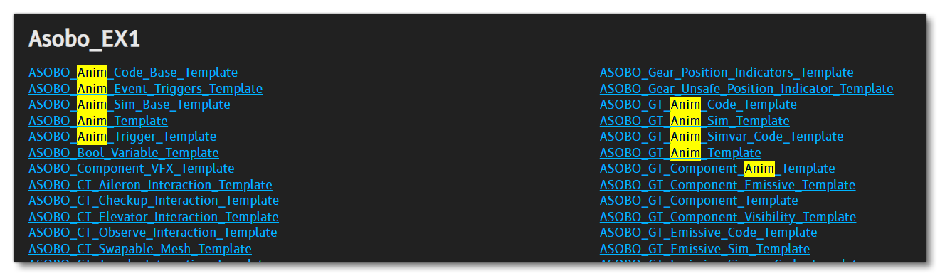 Example Image Of The Different Templates Using The Search Function