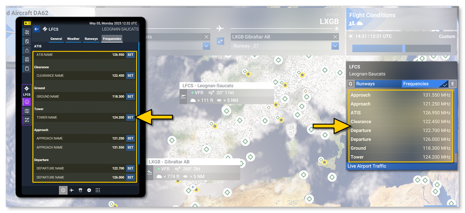 New Frequencies For LFCS In The World Map