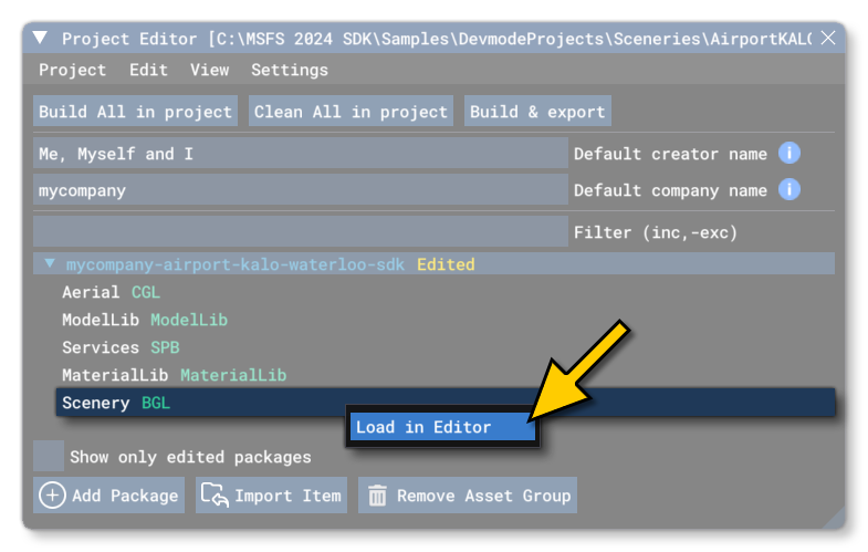 Edit Simple Airport BGL