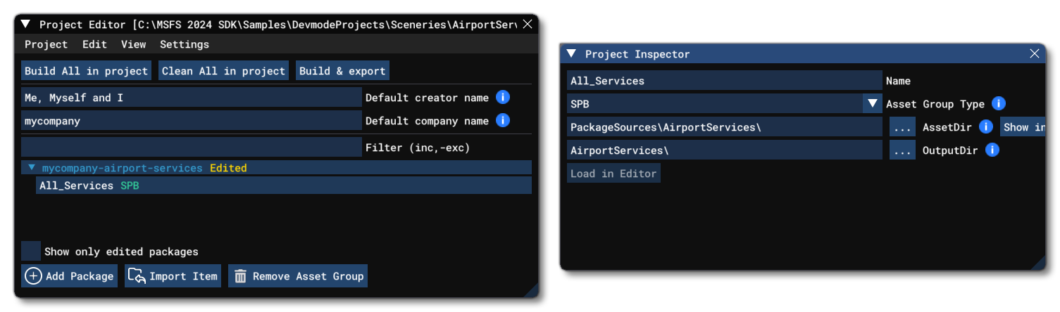 How To Set Up An Airport Service Project