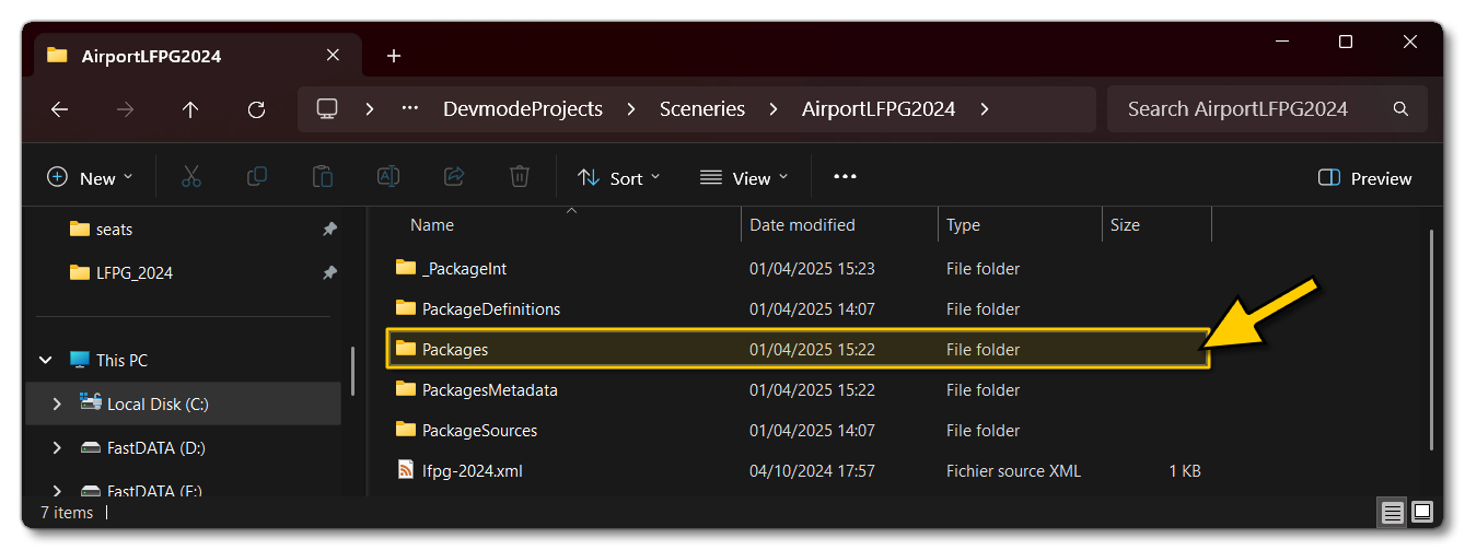 New Package Location For The LFPG Airport
