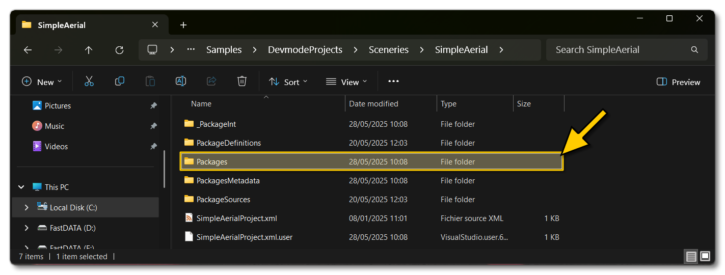 New Package For Aerial Sample