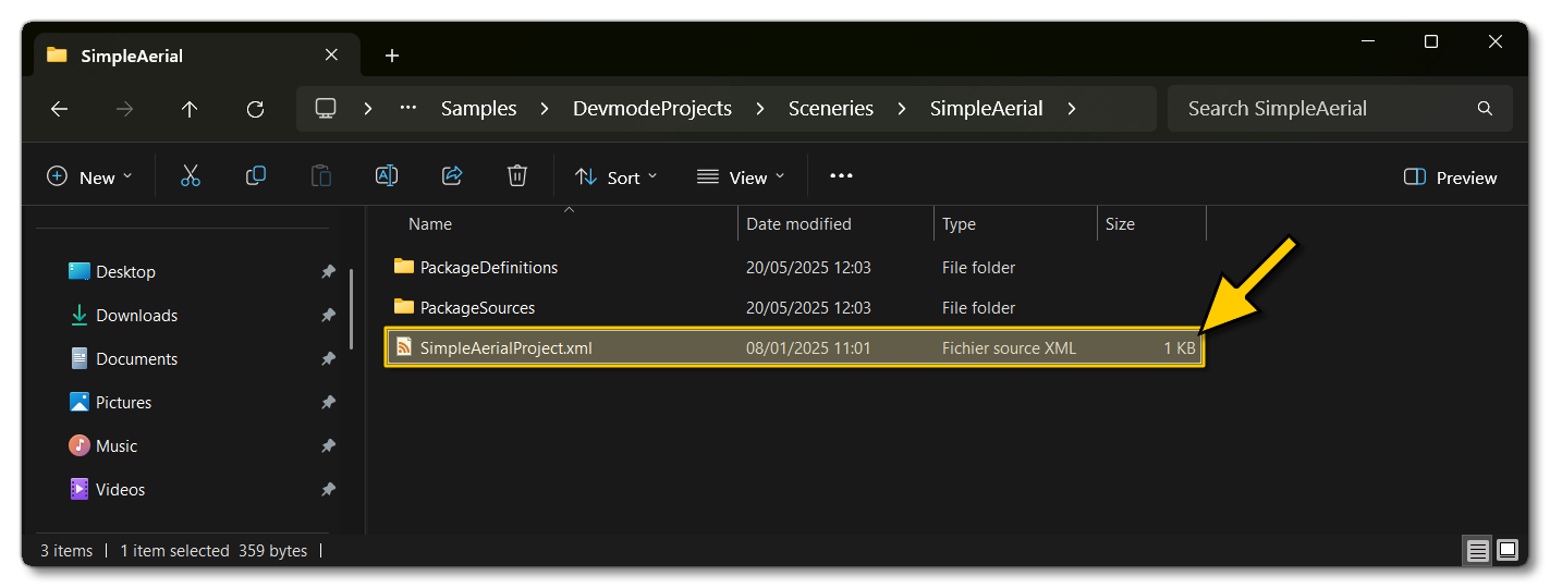 SimpleAerial Example Project