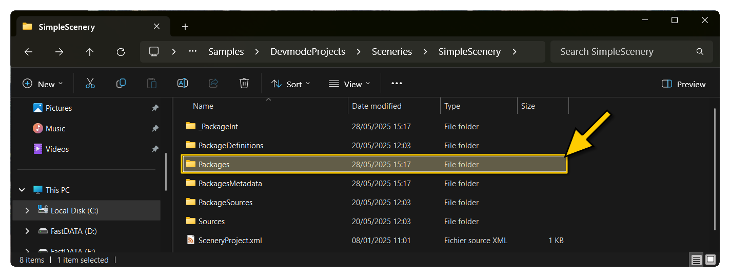 SimpleScenery New Package