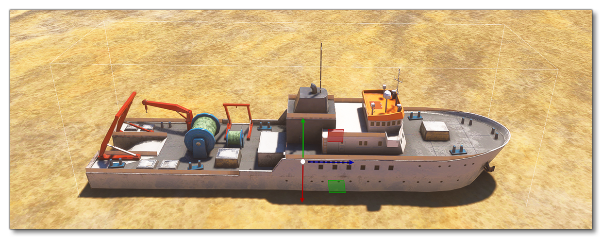 The Prepared Simplygon Scenery Object In The Scene