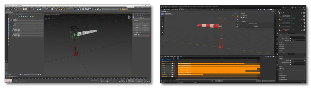 The Windsock Model In 3DS Max