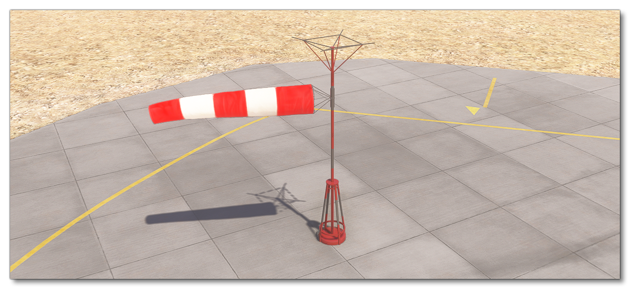 The Windsock Object In The Scene