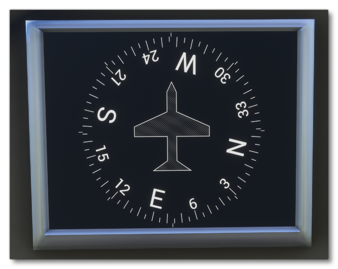 The Compass Gauge In The Simulation