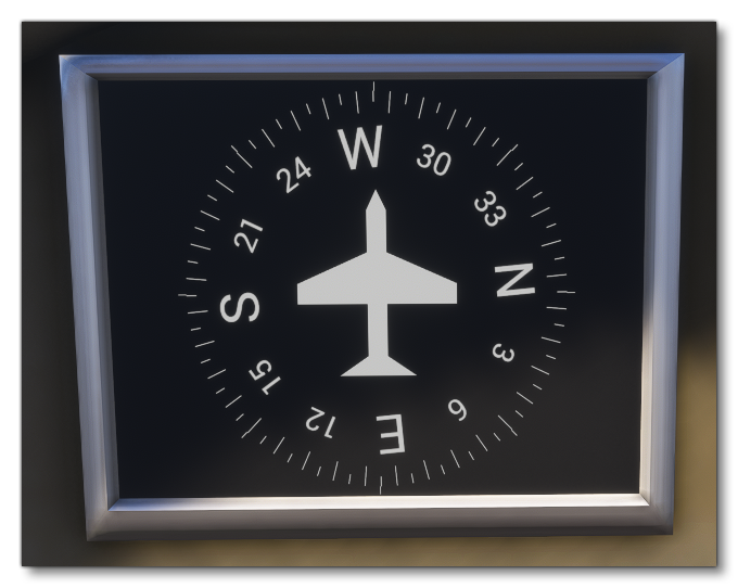 The Compass Gauge In The Simulation