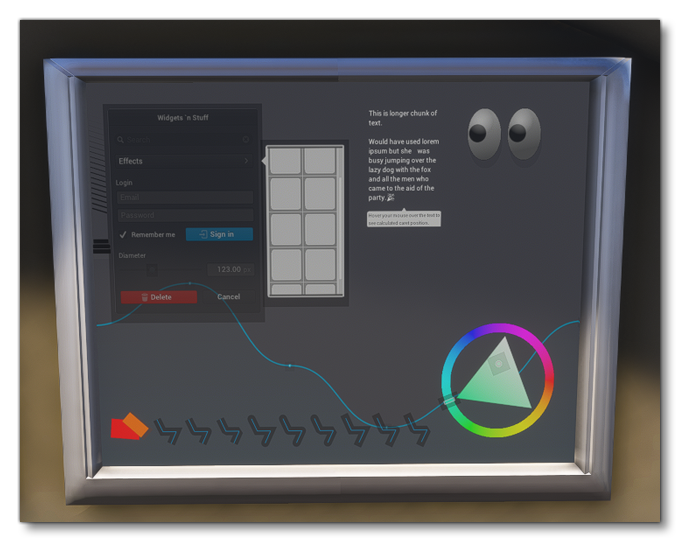 The Demo Gauge In The Simulation