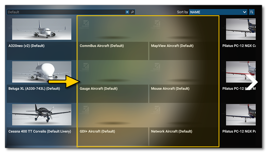 The Different WASMAircraft In The Simulation