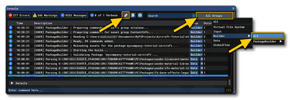 Setting Up The Console Setting Up The Console
