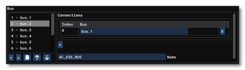 Setting Up Electrical Buses In The SimObject Editor Setting Up Electrical Buses In The SimObject Editor