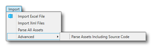 The MSFS Localization Manager Import Menu