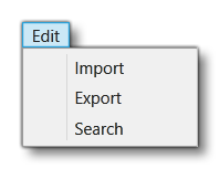 The Input App Edit Menu