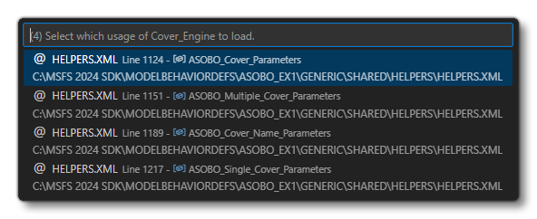 Using ALT+G to Find Item Usage