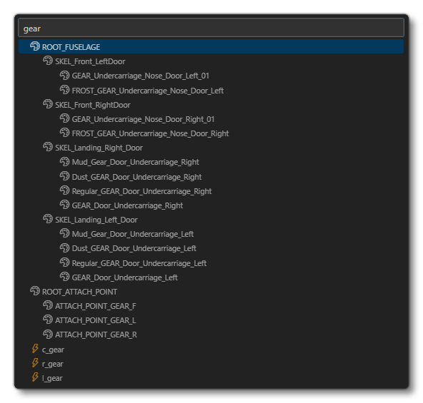 Searching Through A GLTF File