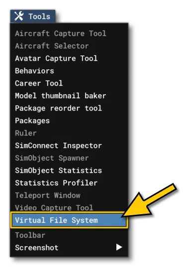 The Tools Menu