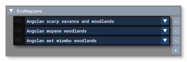 The Eco Region Options