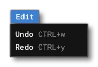 The Edit Menu