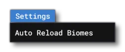 The Settings Menu