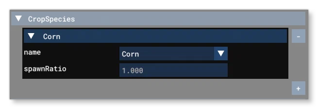 The Plant Types Options