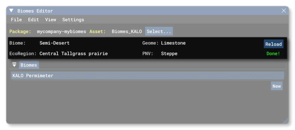 Finding The Current Biome Details For A Zone