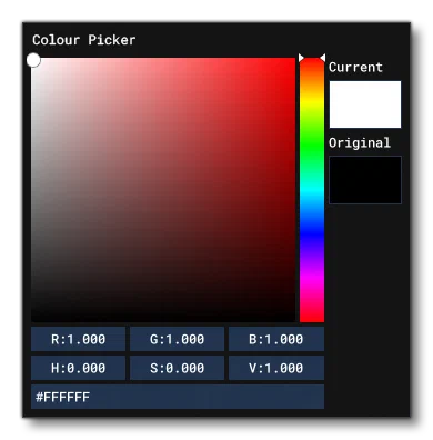 The Colour Picker Window
