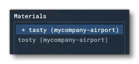 A Material Flagged As Edited But Not Saved