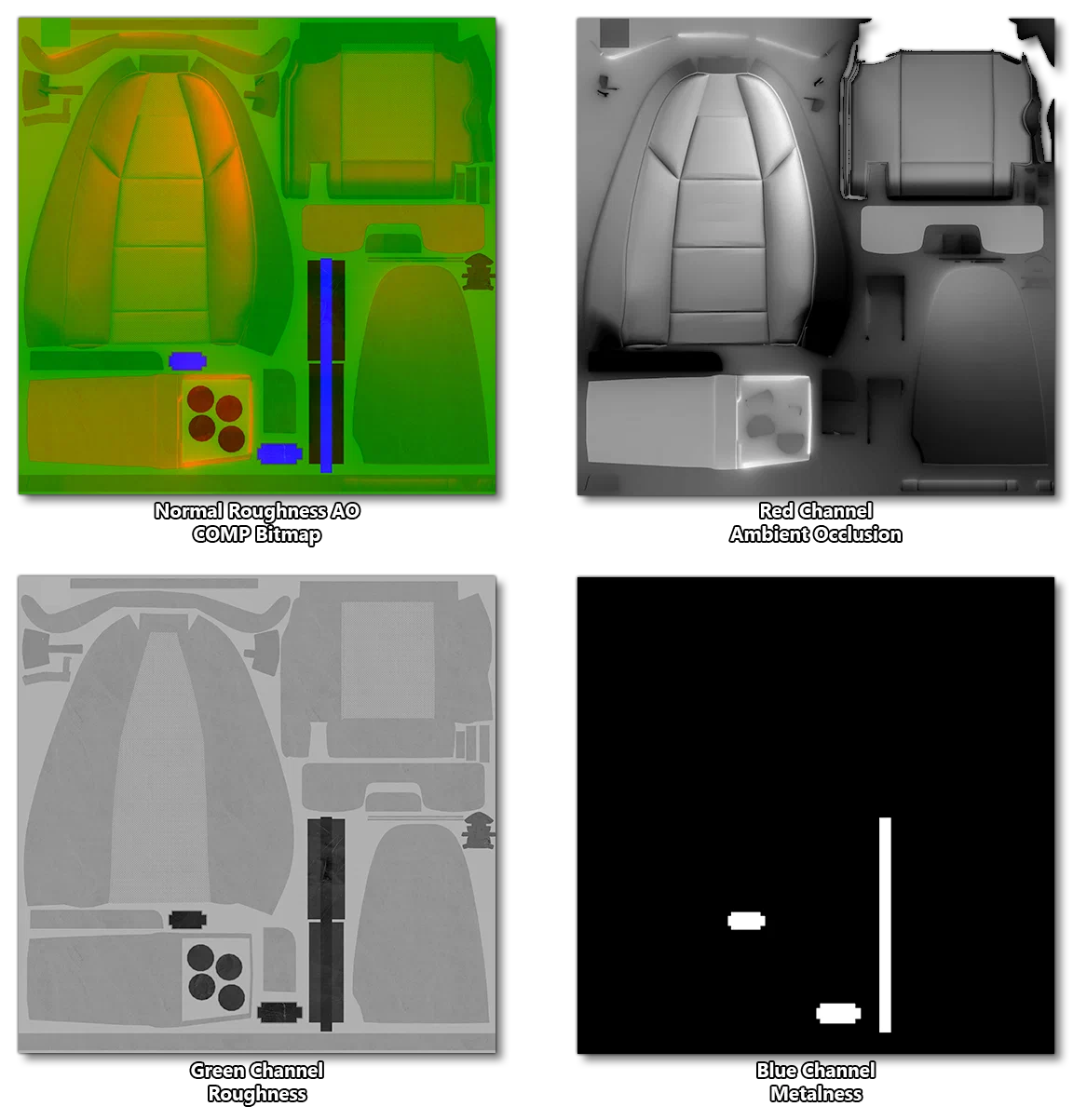 Example MRA Bitmap With Separated Channels