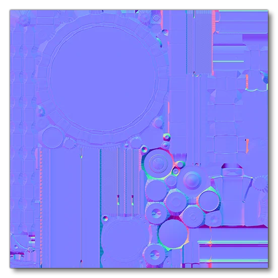 An Example Of A Normal Map