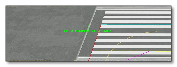 Runway Deformation Values Shown In The Sim