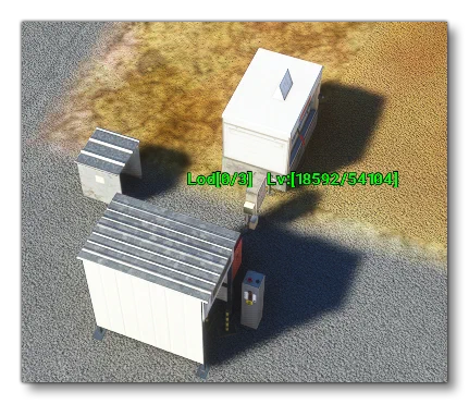 The LOD Limit Vertices Displayed In The Simulation