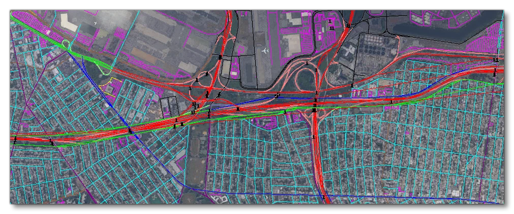 The OSM Debug Overlay In The Simulation
