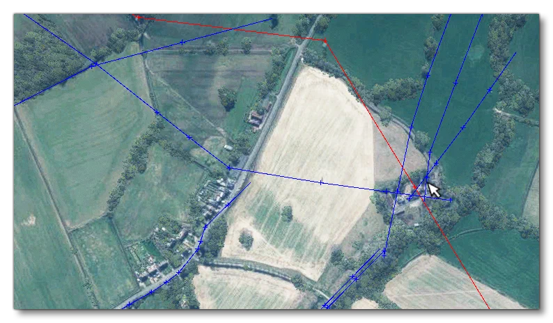 The OSM Debug Powerlines In The Simulation