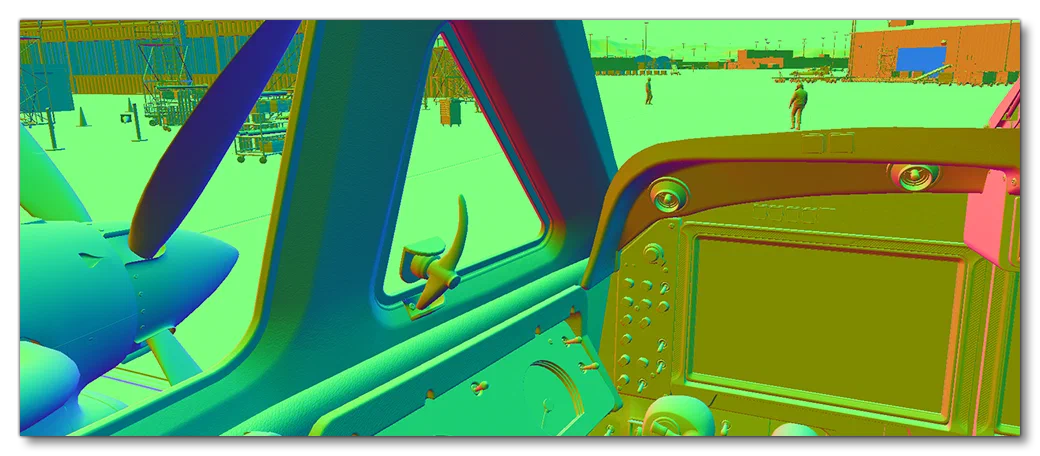 Channel Display Normals Option