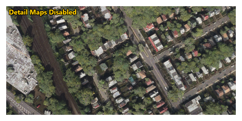 Detail Maps Disabled And Enabled