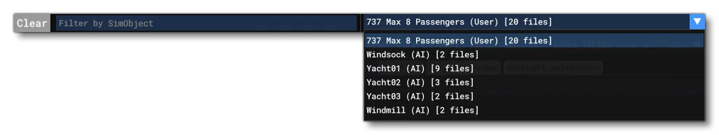 Example Of Different Containers In The Container Filter Section